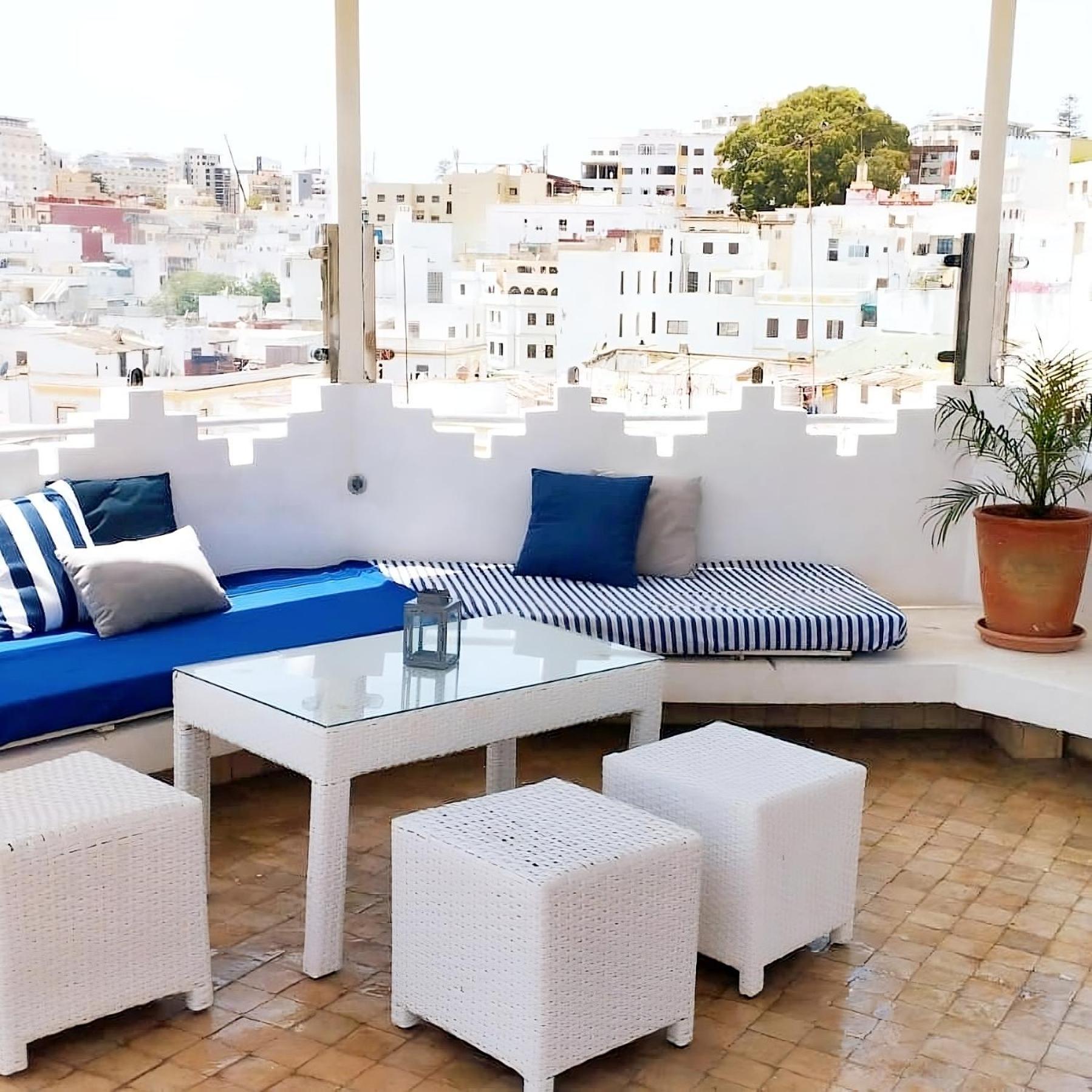 Maison Medina, Terrasse Panoramique, Vue Mer Tanger Exterior foto